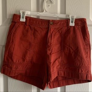 Burnt Orange Cargo Shorts